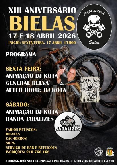 XIII Anivers&aacute;rio Bielas