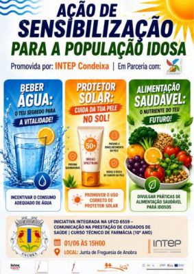 A&ccedil;&atilde;o de Sensibiliza&ccedil;&atilde;o para a Popula&ccedil;&atilde;o Idosa - Promovida por INTEP Condeixa.