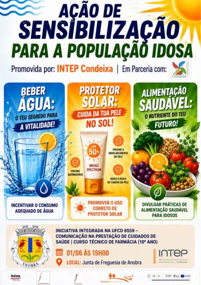 A&ccedil;&atilde;o de Sensibiliza&ccedil;&atilde;o para a Popula&ccedil;&atilde;o Idosa - Promovida por INTEP Condeixa.