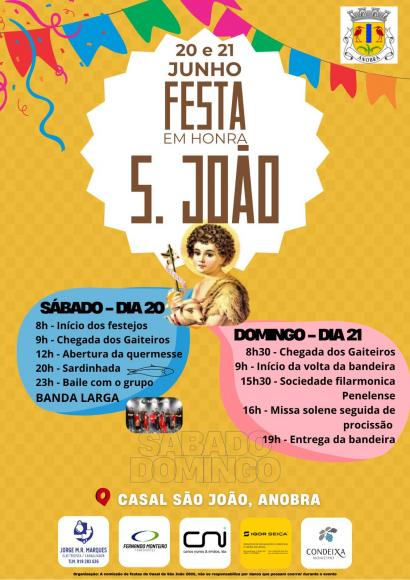 Festa de S&atilde;o Jo&atilde;o - Casal S&atilde;o Jo&atilde;o Anobra
