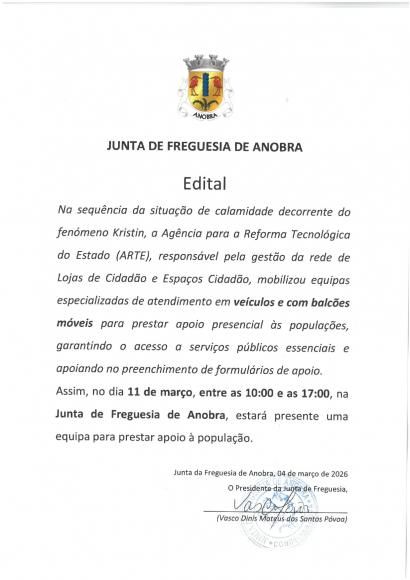 Atendimento &agrave; Popula&ccedil;&atilde;o para preenchimento de formularios - Candidaturas a Apoios