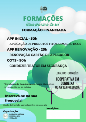 Forma&ccedil;&otilde;es Cooperativa Agr&iacute;cola de Condeixa-a-Nova