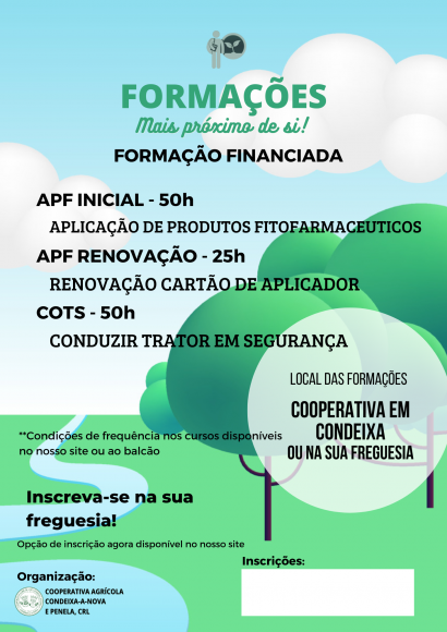 Forma&ccedil;&otilde;es Cooperativa Agr&iacute;cola de Condeixa-a-Nova